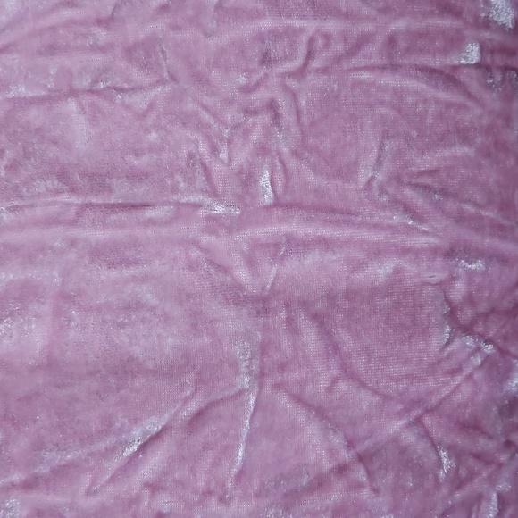 Urban Outfitters Silence + Noise NWT Pink Crushed Velvet Midi Dress Size L - Picture 4 of 8